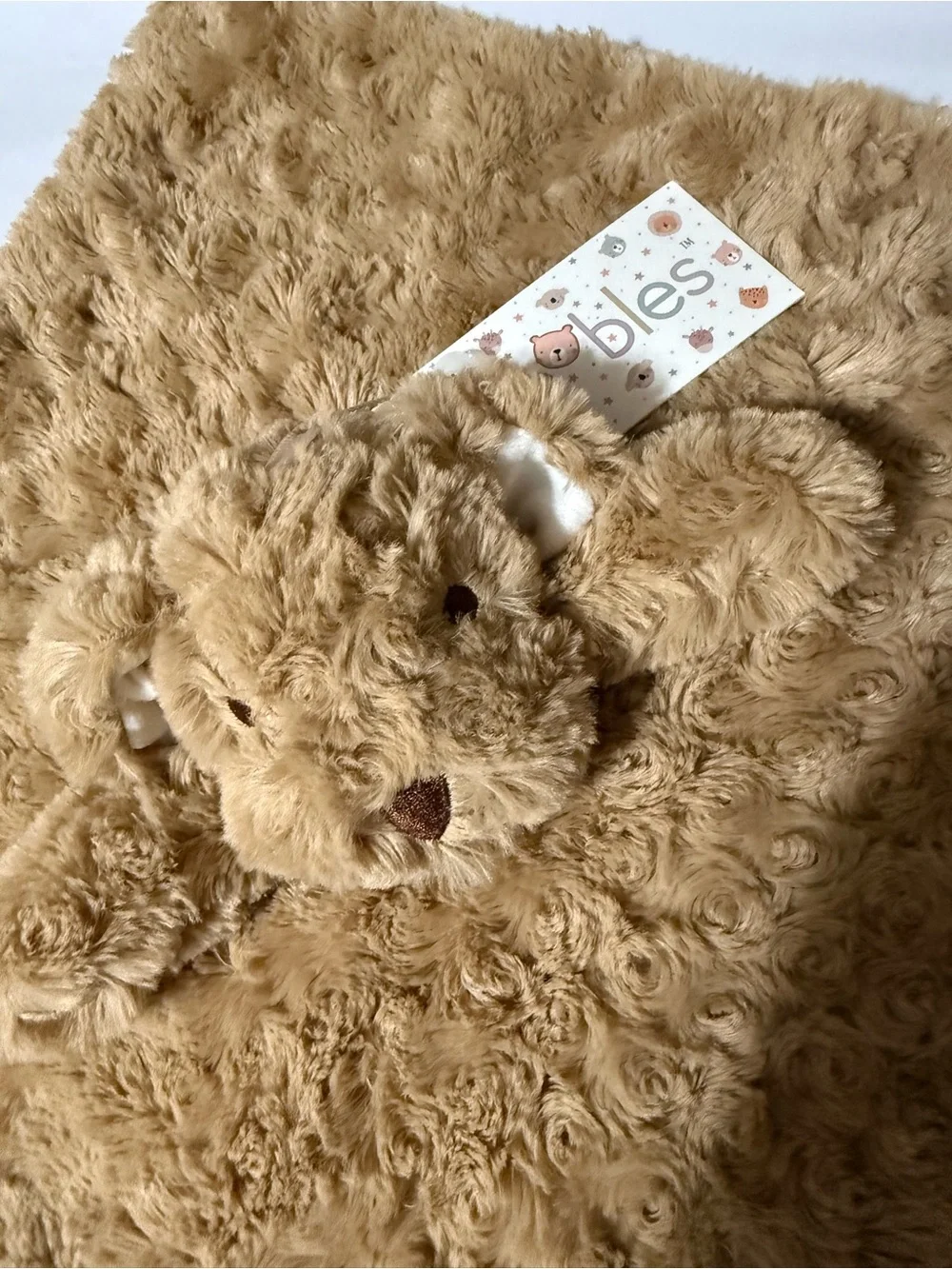 Oobles Security Blanket Dog Doggy Puppy Snuggle Blankie Infant Brown NEW
